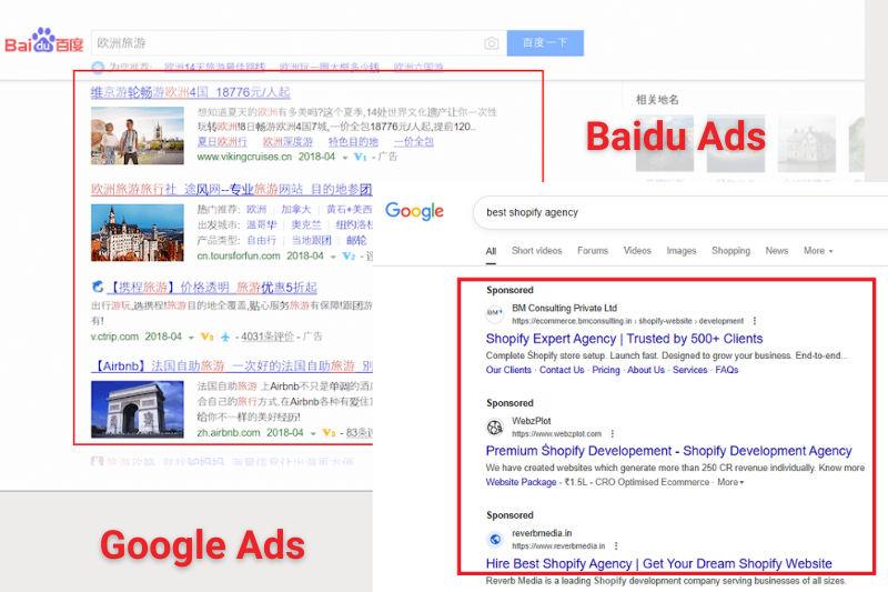 Baidu Ad Formats & Placements